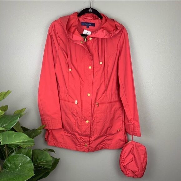 Cole Haan Packable Hooded Jacket, Size M, NWT - Picture 2 of 6